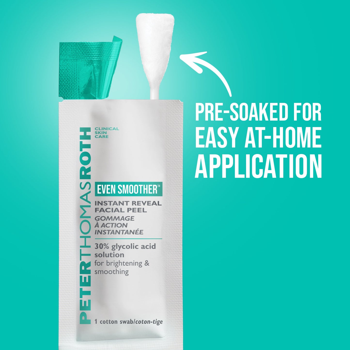 Even Smoother™ Instant Reveal Facial Peel|8 cotton swabs